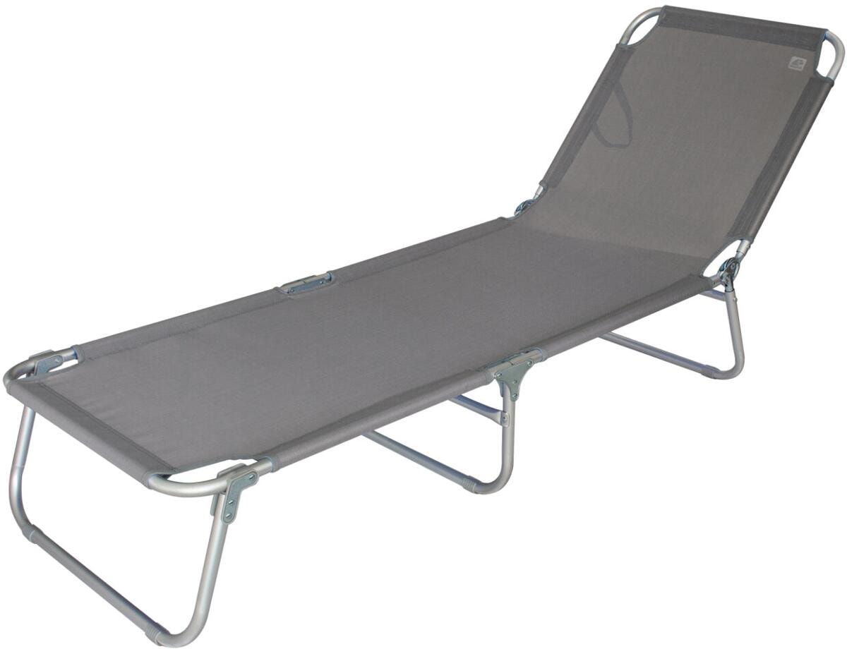 Eurotrail Daytona Beach Campingliege, 190x60x28cm, grey melange