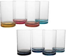 Gimex Colour Line Wasserglas, 4er Set, 320ml