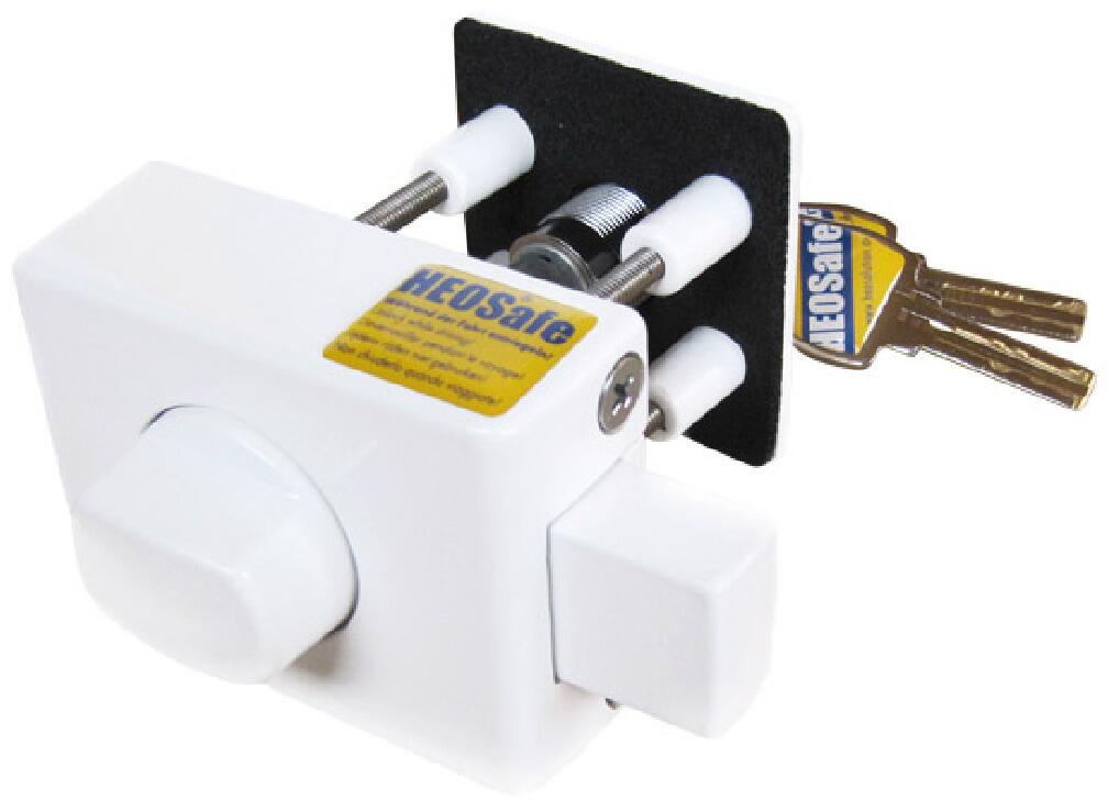 HEOSystem Zusatzschloss (1958-5G), gleichschließend, grau/silber