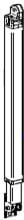 Stützfuß 112cm für Markisenlänge 2,6m - Thule Ersatzteil Nr. 1500602946 - passend zu Omnistor 1200