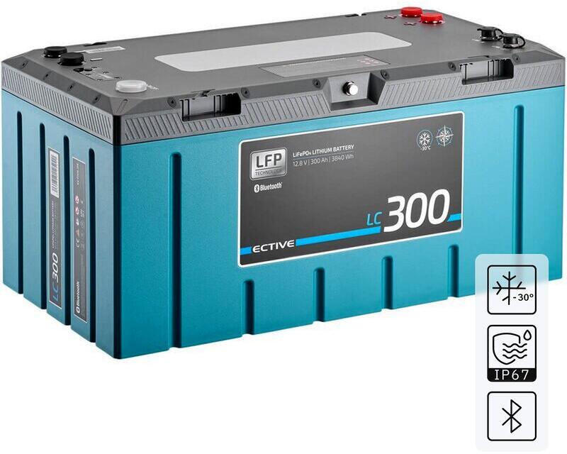 ECTIVE LC 300 Marine LT LiFePO4 Lithium Versorgungsbaterie 12V, 300Ah ...