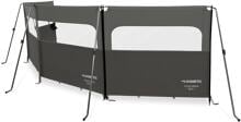 Dometic Poled Break Rest 3 Windschutz mit Gestänge, 3-teilig, schwarz