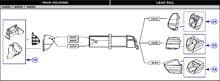 Spannstangen- und Klemmprofil Aufnahme Front - Thule Ersatzteil Nr. 1500602156 - passend zu Thule Omnistor 4900 und 4200