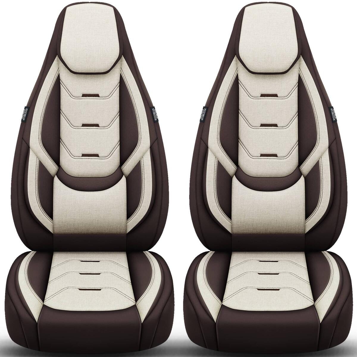 Bremer-Sitzbezüge Wohnmobil Schonbezüge für Fiat Ducato, MB Sprinter & Weitere, H10, braun-beige