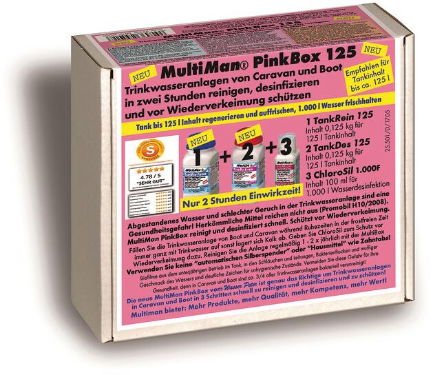 MultiMan PinkBox 125 für Trinkwassertanks bis 125 l Inhalt