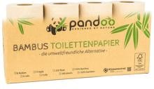 Pandoo Bambus-Toilettenpapier, 8 Rollen