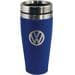 VW Collection Thermobecher, Edelstahl, 400ml, blau