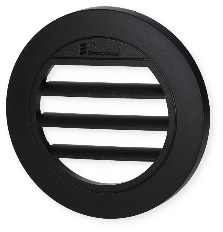 Eberspächer Ausströmer flach 30°, für Standheizung Airtronic D2, Ø50/60mm, schwarz