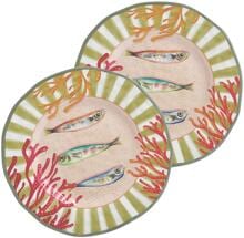 Rose & Tulipani Litorale Teller, 2er-Set