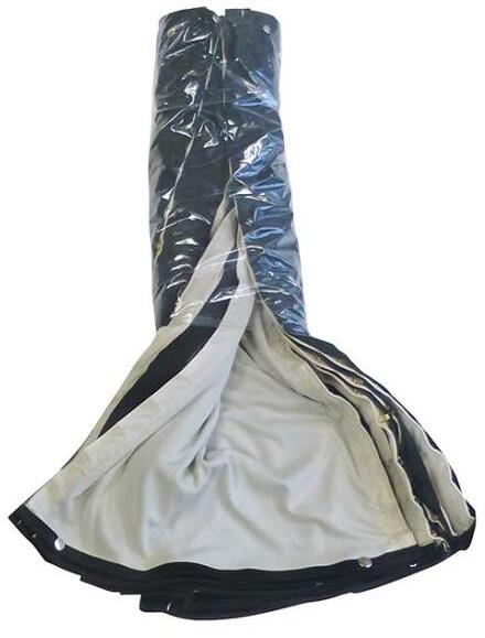 Carbest Vorhänge Blickdicht für VW T5/T6 KR, ab Bj. 2003, UK-Version, grau/schwarz