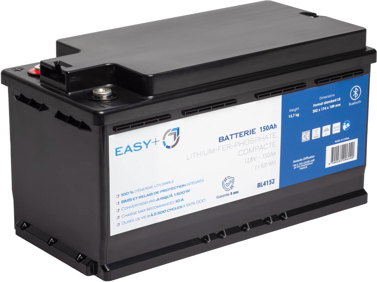 Antarion EASY+ Lithium Batterie, 150Ah, Bluetooth