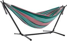 Vivere Cotton Hängematte mit Stahlständer, double, 250cm, water melon