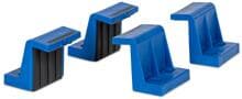 Montagebügel für Wassertank, 50x31,5x49mm, 4er-Pack, blau