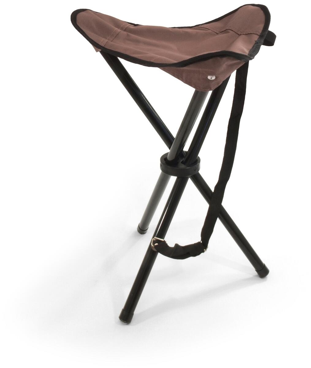 BasicNatue Travelchair Dreibeinhocker, braun