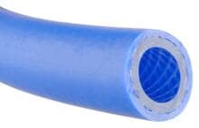 PVC Heißwasserschlauch blau 10x3mm mit Gewebeeinlage, 1m