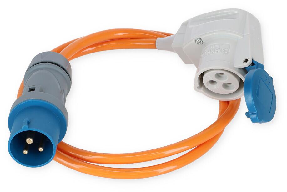 Camping Wagner VoltMade Premium CEE-Verlängerungskabel, Winkelkupplung, 1,5m