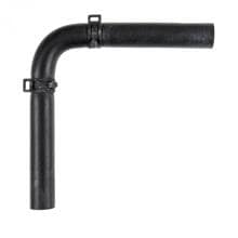 Alde Gummiwinkel, 150mm, Ø16mm, schwarz