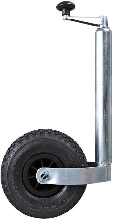 Pro Plus Stützrad auf Kunststofffelge mit Luftreifen, 48mm