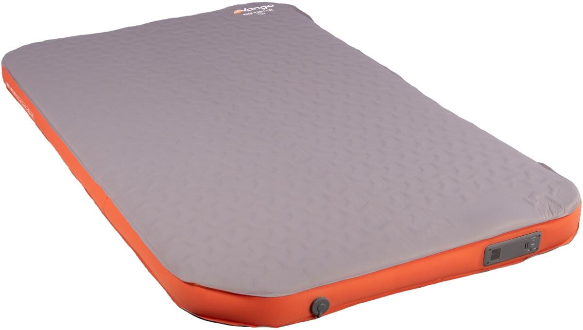 Vango Rock & Roll Lux 12 selbstaufblasende Matratze, 180x112x12cm, Shadow Grey/Flame