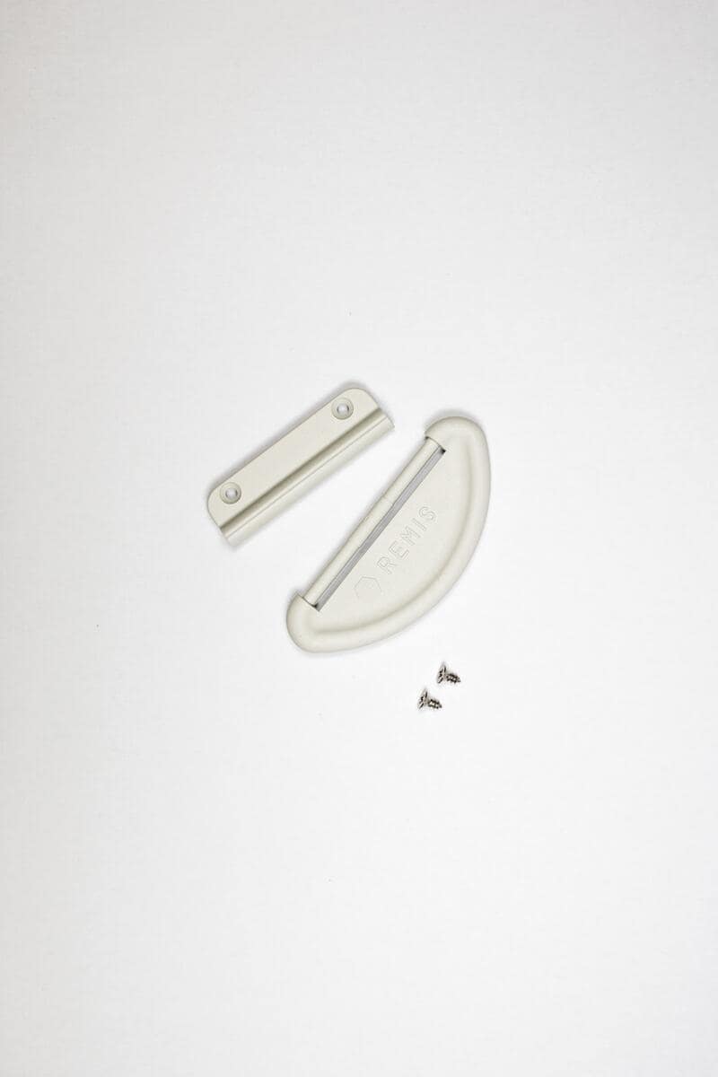 Set Griff, grau, für Duschtüren - Remis Ersatzteilnr. 10029890 - für Typ: Remilight/Remistyle