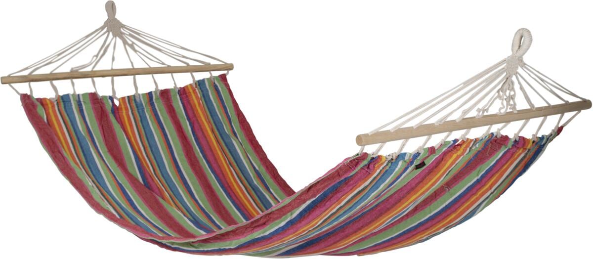 Bo-Camp Samba Hängematte, 100x230cm, Regenbogen