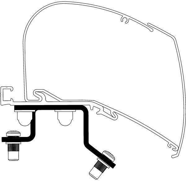 Thule Omnistor 6300 Adapter für Renault Master (L3H2) ab Bj. 2024
