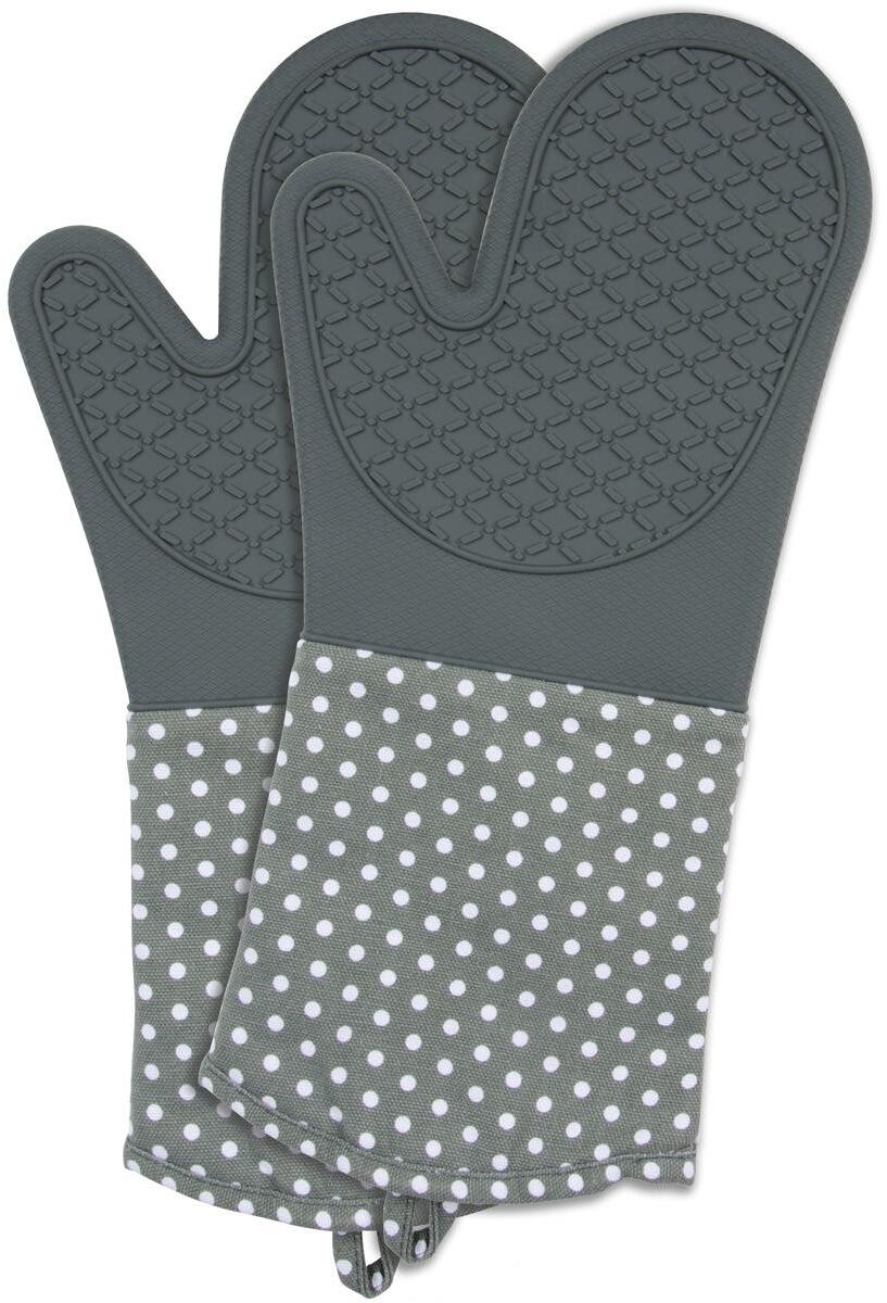 Wenko Topfhandschuhe, Silikon, 1 Paar, grau