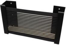 KiiPER BOXX mit Netz 40x25x10 cm, schwarz-liniert