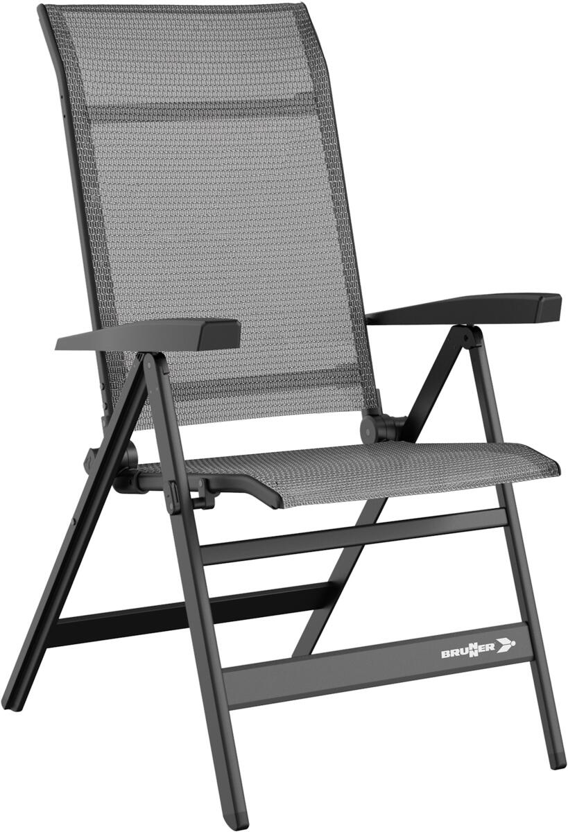 Brunner Travelounger Air Klappstuhl, M, salt/pepper