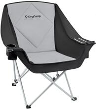 KingCamp Relax Chair Faltstuhl, schwarz/grau