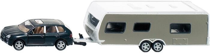 SIKU PKW mit Wohnwagen Spielzeugauto