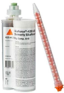 Sika SikaForce-420 L45 Polyurethanklebstoff, Doppelkartusche, 415ml