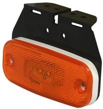 Pro Plus LED Seitenmarkierungsleuchte, 110x45mm, orange, 10-30V, halter