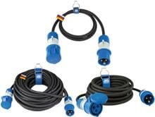 AS Schwabe CEE-Verlängerung, schwarz, 230 V, 16 A
