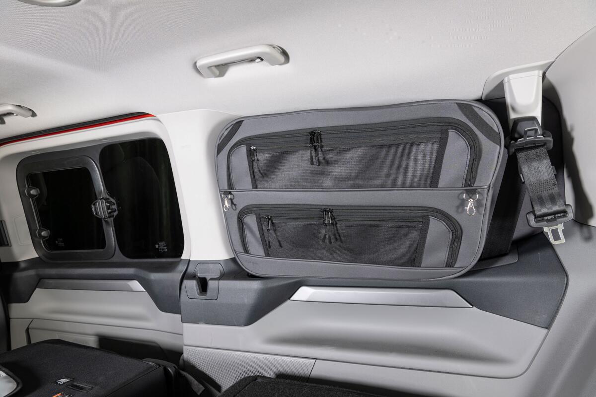 Mayr VanEquip Fensterpacktaschen-Set, rechts, mit Paneel, hellgrau, Ford Custom V710, Tourneo Bj. 2023