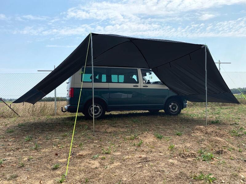 Reimo Mauritius Premium Sonnenvordach, 300x300x190cm, anthrazit