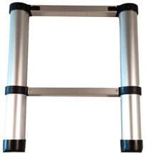 Hapro Vista Leiterverlängerung, 40cm, silber