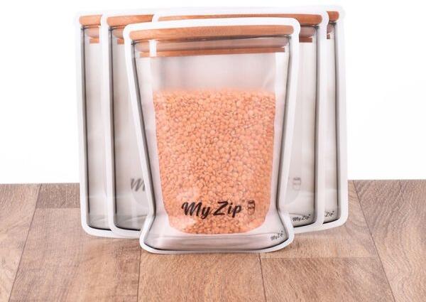 MyZip Standard Aufbewahrungsbeutel, 5-teilig, 650ml