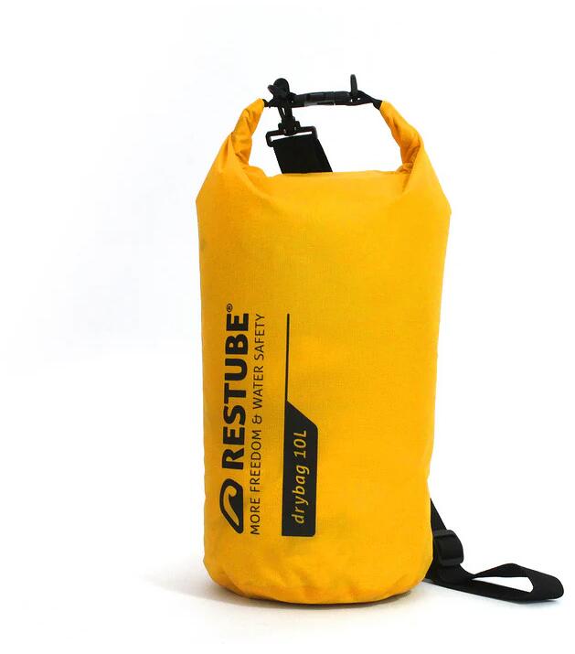 Restube Dry Bag mit Schultergurt, gelb, 10L