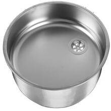 Carbest Edelstahl Waschbecken, Ø362mm