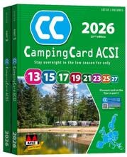 ACSI CampingCard 2026 inkl. Spezialführer, englisch