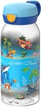 Mepal Campus Trinkflasche mit Klappdeckel, 600ml, tropical ocean