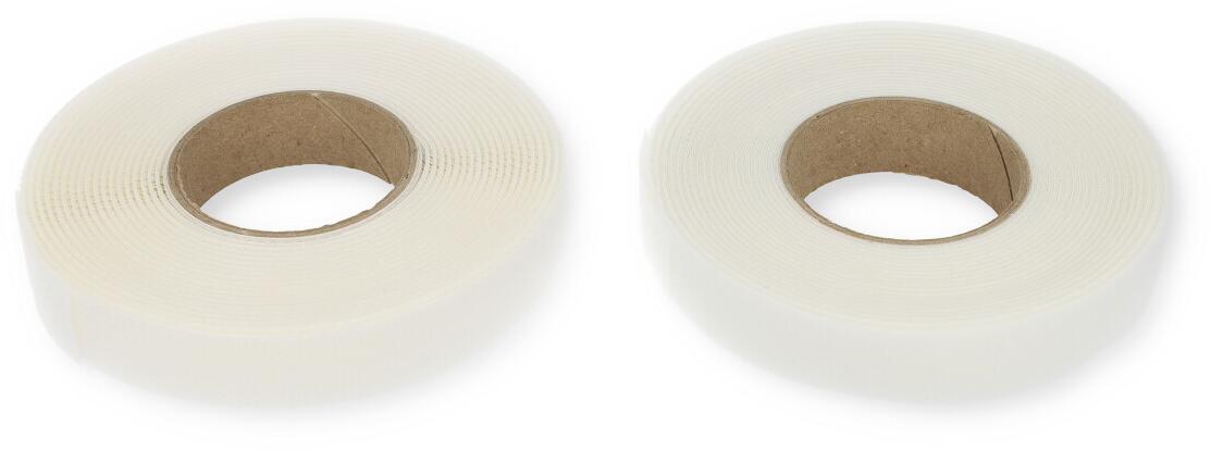 Klettband 20mm, weiß, 5m
