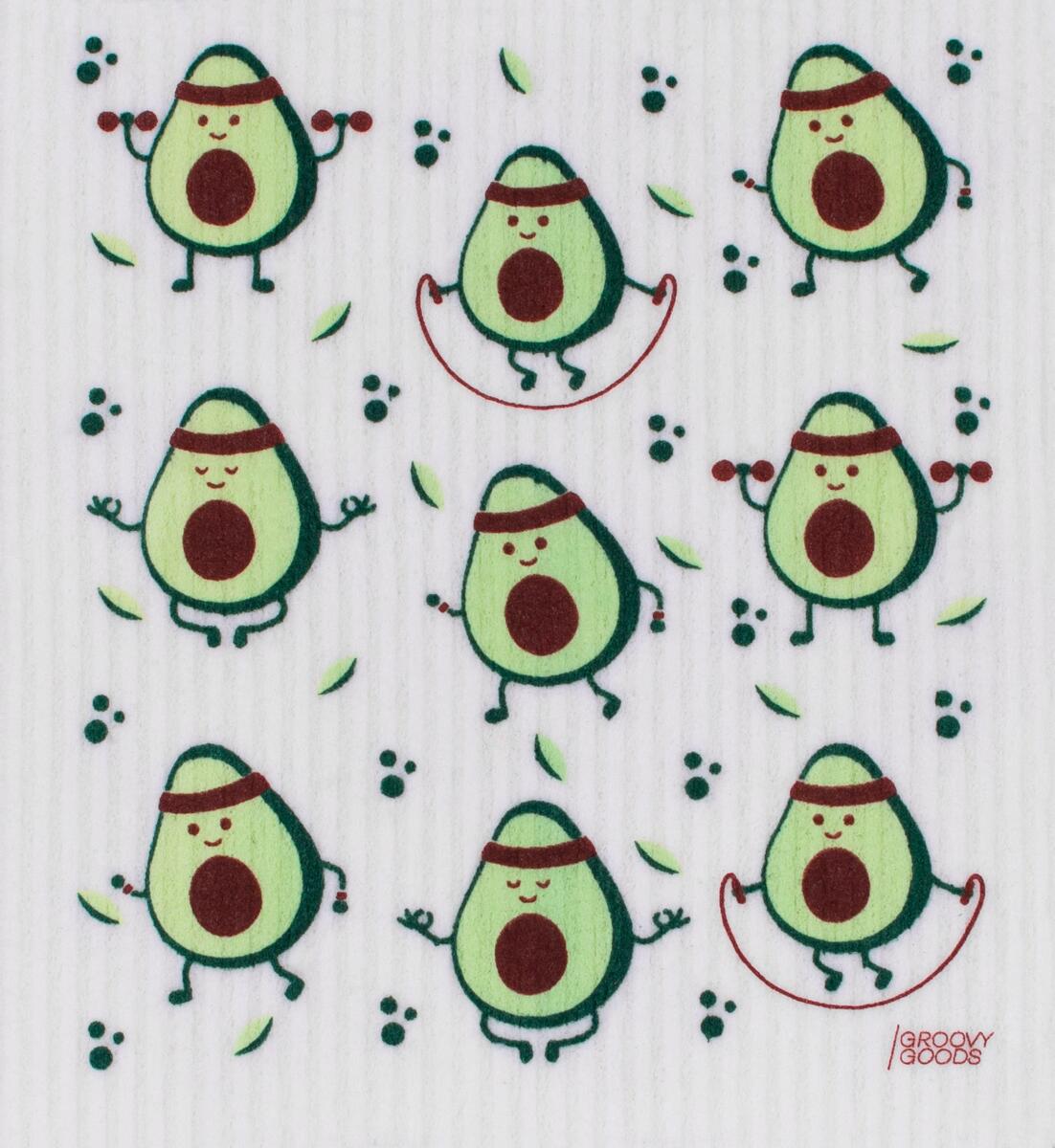 GroovyGoods Schwammtuch, Avocado