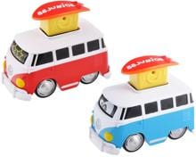BB Junior Samba Press & Go VW Bus, farblich sortiert