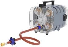 CADAC Power Quad Power Pak Gasdruckregler mit Schlauch für Gaskartuschen