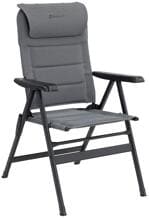 Outwell Kenai Campingstuhl, 64x75x110/124cm, grau