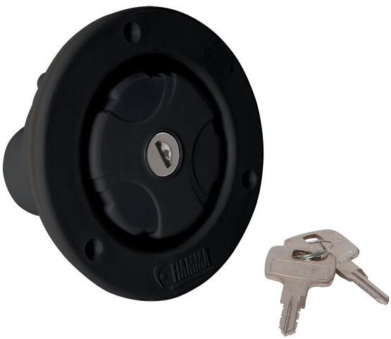 Fiamma Wassereinfüllstutzen Anschlussstutzen, 40mm, schwarz