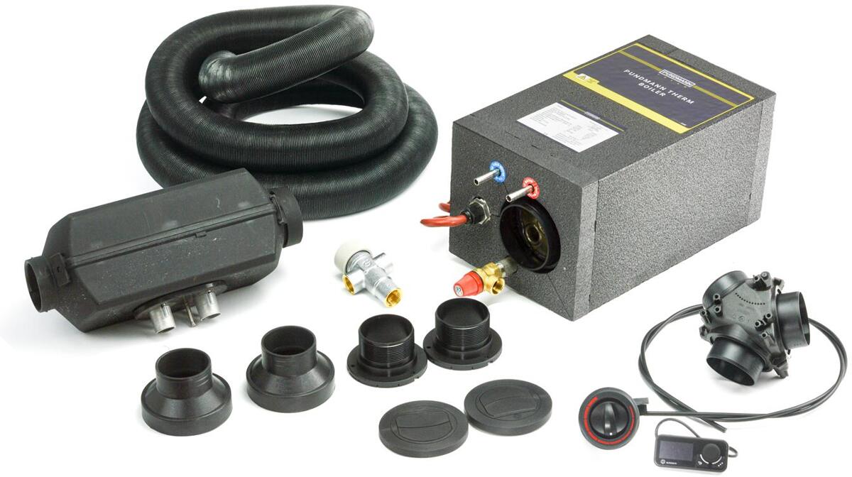Pundmann Warmduscher-Set 6L, Therm Boiler 6 Air 12V und Autoterm AIR 2D