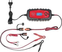 IWH Batterieladegerät für Auto & Motorrad, 6/12V, 4A, 9-stufig